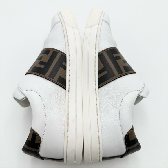 Fendi Monogram FF Nappa leather unisex junior sneakers - Picture 6 of 14